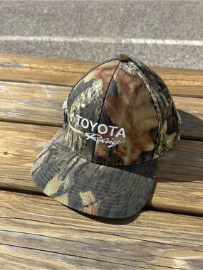 Toyota racing mossy oak camo hat